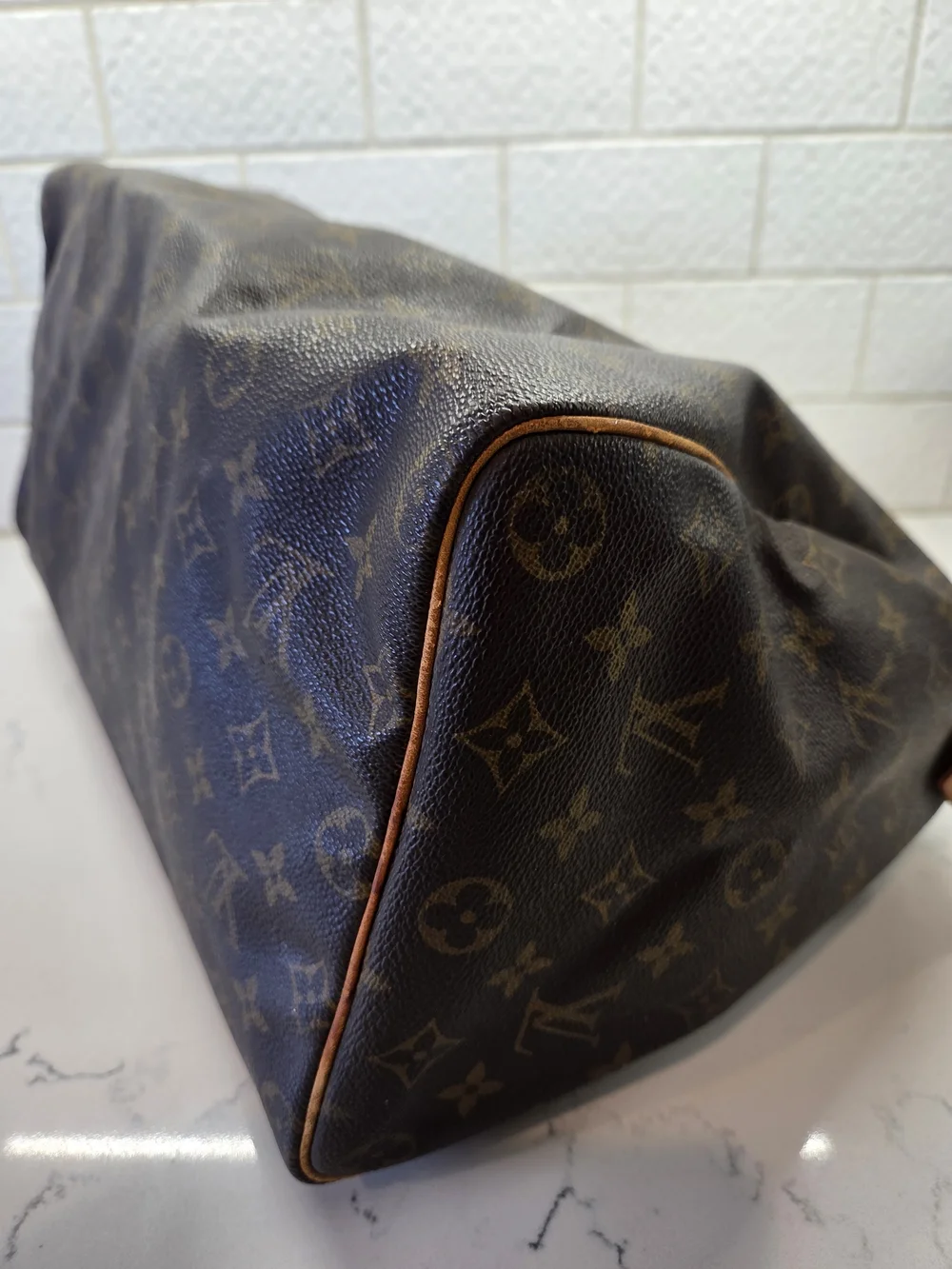 Vintage 1985 Louis Vuitton Monogram Speedy 40 Bag - Made in France SA851